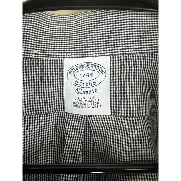 Brooks Brothers Long Sleeve Button Down 17-34 - Picture 2 of 4